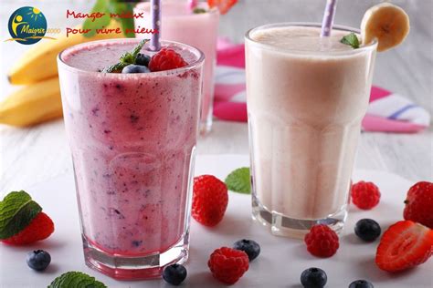 Boisson rafraîchissante et nourrissante pour faire une collation