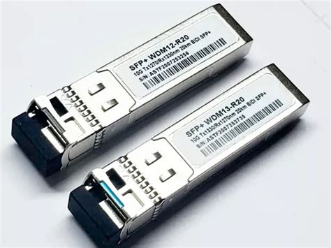 Par Gbic 10g 20km Bidi Wdm 1270 1330nm Lc Monomodo Ddm Sfp