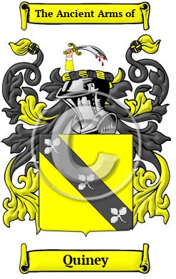 Quiney Name Meaning, Family History, Family Crest & Coats of Arms