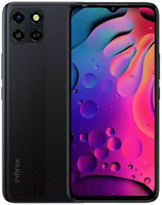 Infinix Smart 6 HD 2GB/32GB / X6512 (черный) Смартфон 2 SIM-карты ...