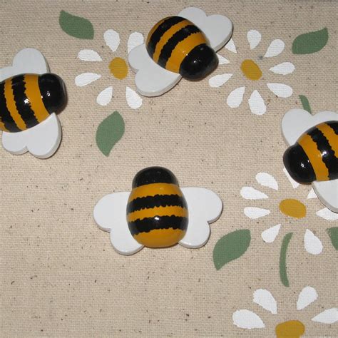 Bumble Honey Bee Push Pins For Bulletin Board By Pegsboards