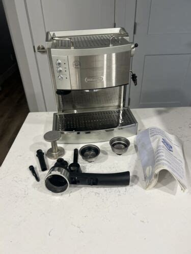 Delonghi Ec Bar Espresso Latte Cappuccino Maker Stainless With