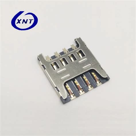 High Quality Smt 8pin 15h High Temperature Resistant Pcb Board Mobile Micro Sim Card Connector