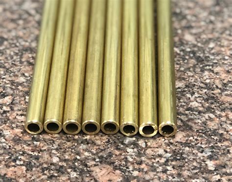 Brass Tube Alloy 260 716 Od X 516 Id X 12 Long Etsy Canada