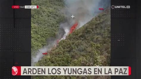 La Paz Se Registr Un Incendio En El Municipio De Yanacachi En La