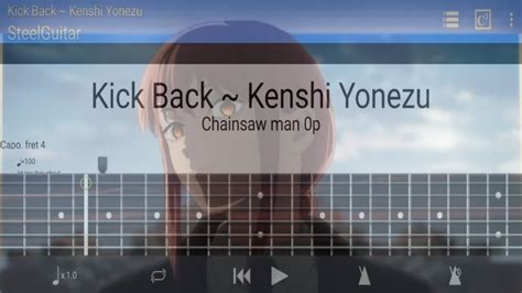 Chainsaw Man Op Kick Back Kenshi Yonezu Fingerstyle Guitar Tab Arr