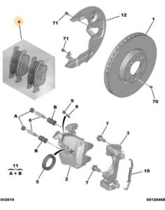 Peugeot Partner Front Brake Pads