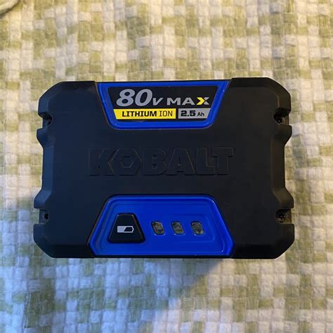 Kobalt Kb2580 06 80v Max 2 5ah Rechargeable Lithium Ion Battery Read Description Ebay