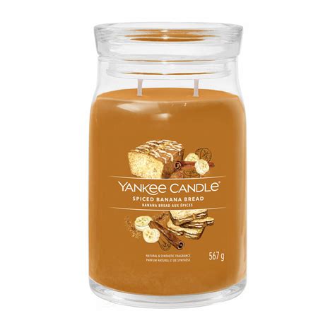 Yankee Candle Spiced Banana Bread Signature Duftkerze Gro Es Glas