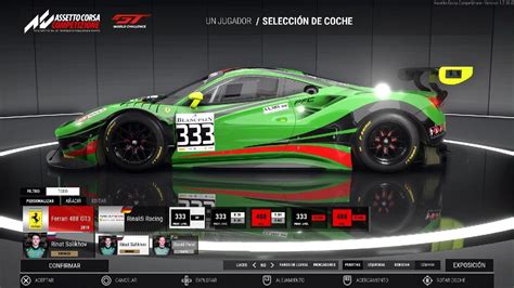 Assetto Corsa Competizione Ps Configuraci N Gr Fica Y De Mando