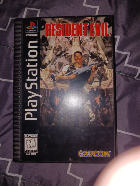 Resident Evil Long Box Item Box And Manual Playstation