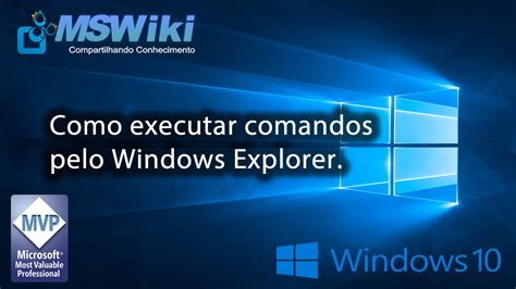 Windows Como Executar Comandos Pelo Windows Explorer Youtube