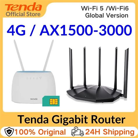 Tenda Routeur Sans Fil Wi Fi 6 R P Teur Prolongateur De Port E Carte