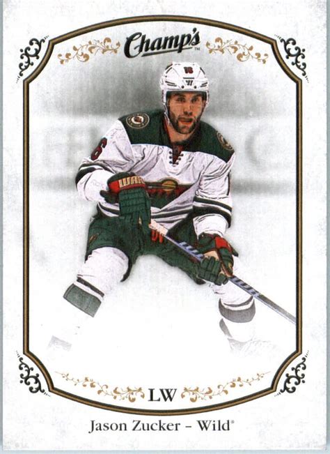 2015 16 Upper Deck Champs 64 Jason Zucker Minnesota Wild