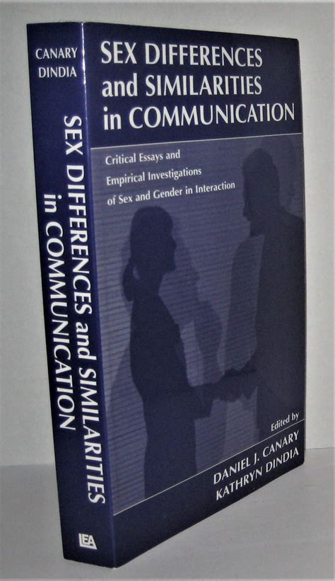Amazon Sex Differences And Similarities In Communication Routledge Communication Series