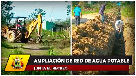 Ampliaci N De Red De Agua Potable En Junta El Recreo