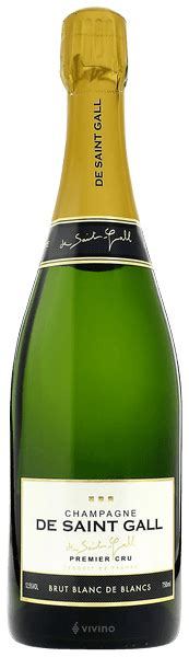 N V Champagne De Saint Gall Blanc De Blancs Brut Champagne Premier Cru