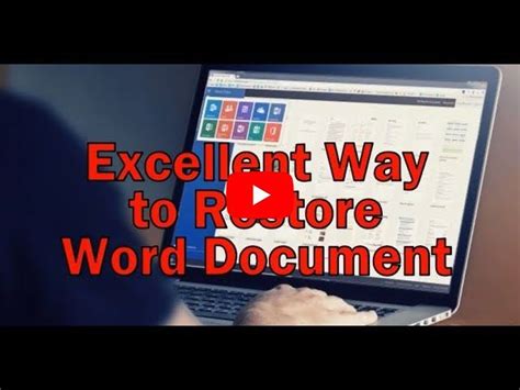 5 Simple Hacks To Revive A Dead Word File