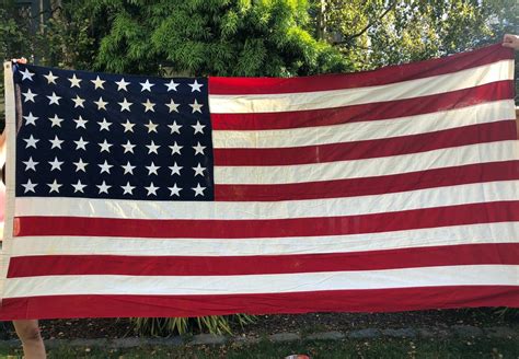 Vintage 48 Star Flag American Flag 5'x9.5' Americana - Etsy