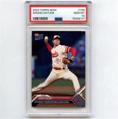 Yahoo オークション PSA10 GEM MINT 大谷翔平 2023 Topps Now 106 S