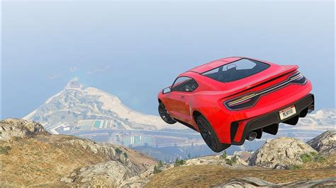 Gta Cliff Drops Crashes Off Mt Chiliad Gta Mountain Crashes