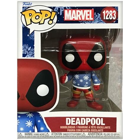 Вопросы про Фигурка Funko POP! Marvel: Deadpool In Holiday Sweater 1283 ...