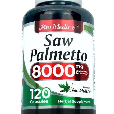 FITO MEDIC S Lab Saw Palmetto For Men Saw Palmetto For Women 8000