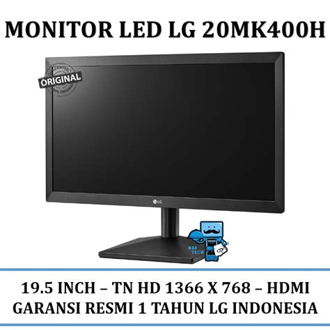 Jual Monitor Led Lg Mk H Inch Hdmi Resmi Indonesia Shopee