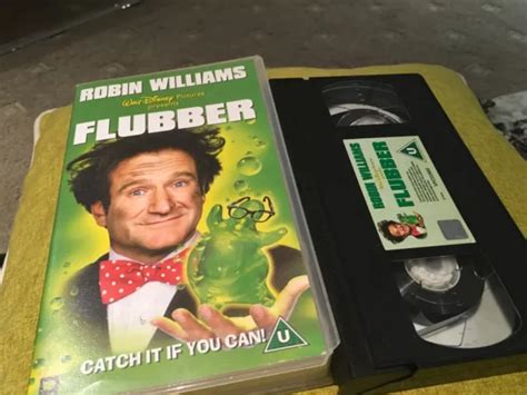 Walt Disney Pictures Robin Williams Flubber Vhs Video Tape Eur