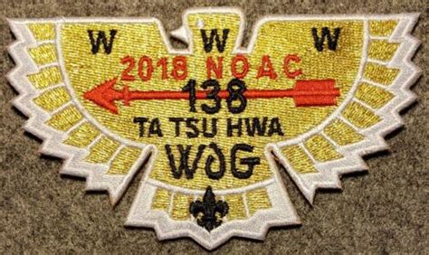 Noac Lodge Ta Tsu Hwa S Gold Bird Oa Bsa Ebay