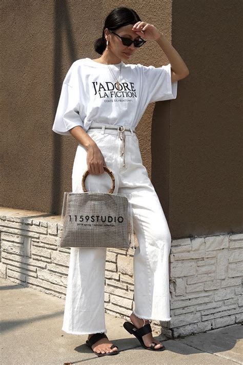 7 Trendy All White Outfit Ideas Thatgirlarlene Fashion Fashion Casual Chic All White Outfit