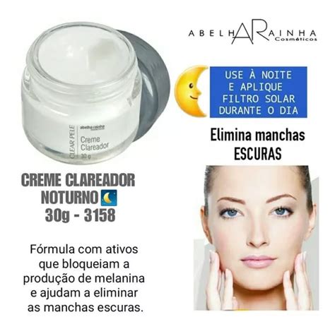 Kit Clareador Facial Noite Manchas Melasma Protetor Solar à venda em