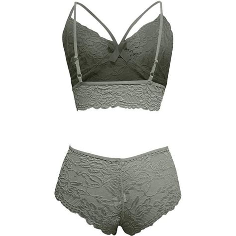 Ensemble de Lingerie Sexy en Dentelle Marque Gris Femme Gris Cdiscount Prêt à Porter