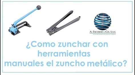 Zunchado Manual Con Herramienta Zuncho Met Lico Youtube