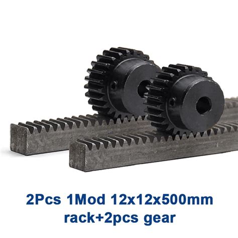 Pcs Mod Modulus X X Mm High Precision Gear Rack Steel Pcs