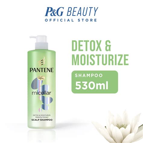 Pantene Pro V Micellar Detox Moisturize Shampoo Ml Shopee