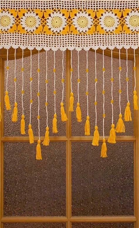 Latest Stylish And Beautiful Crochet Handmade Curtain Ideas Diy