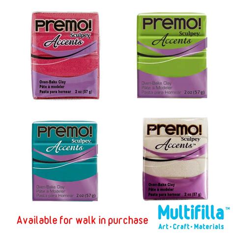 Premo! Accents Polymer Clay 2oz/57g | Multifilla