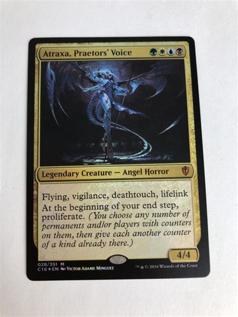 Atraxa Praetors Voice C16 Foil Magic The Gathering Proxy Mtg Cards