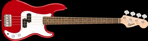 Squier Mini Precision Bass Guitar Dakota Red