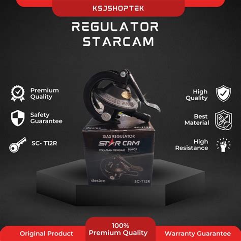 Jual Regulator Gas Starcam Sc T R Rendah Tekanan Star Cam Destec