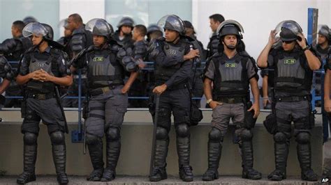 Brazil Corruption Rio Police Arrested Over Extortion Racket Bbc News