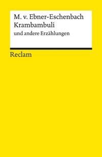 Krambambuli und andere Erzählungen online kaufen