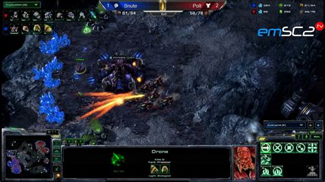 TvZ Polt Vs Snute G4 DaybreakStarcraft 2 HD Polski Komentarz YouTube