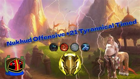 Nokhud Offensive Tyrannical Protection Paladin Pov Mythic