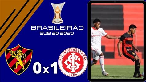 Barra Sub-20 X Internacional Sub-20 - SPORT SUB-20 0 X 1 INTERNACIONAL SUB-20 | MELHORES MOMENTOS 04/10/2020 ...