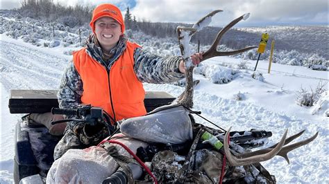 Persistence Big Buck Down A Late Season Colorado Mule Deer Hunt