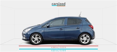 Dimensions Opel Corsa 2014 2019 Vs Opel Corsa 2019 2023