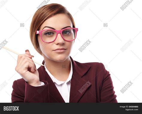 Sexy Teacher Holding Image And Photo Free Trial Bigstock