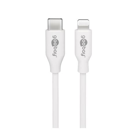 Goobay Mfi Usb C Auf Lightning Qc Ladekabel Weiss